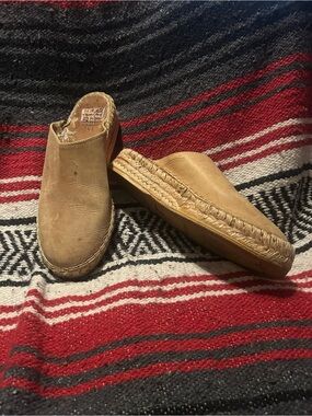 Sunbelt Tan Espadrille Slip-On Mules